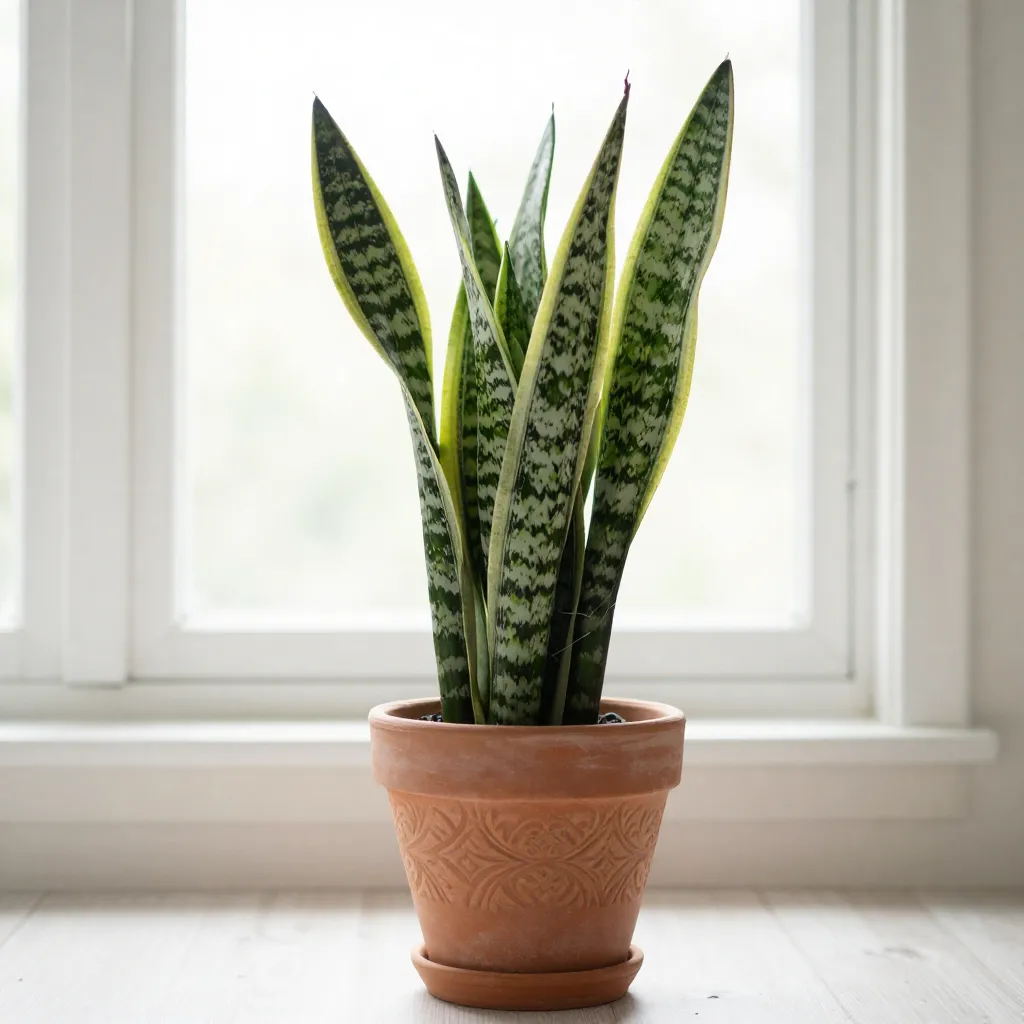 Snake Plant in decorative pot