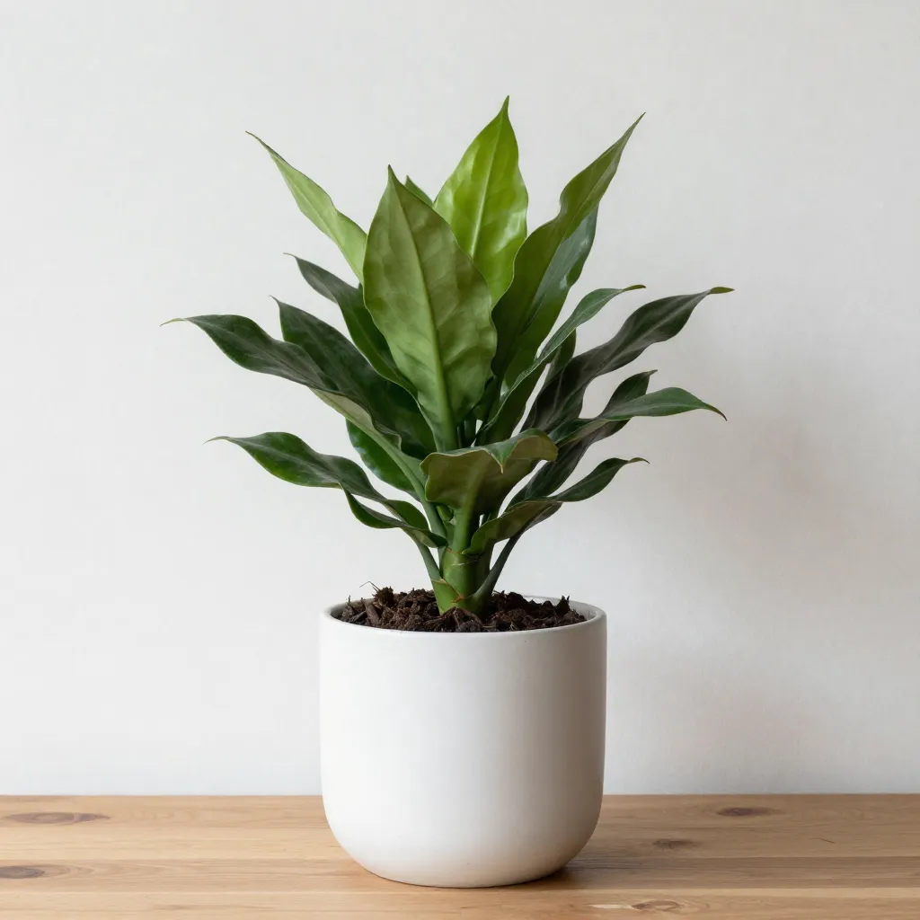 ZZ Plant in modern container